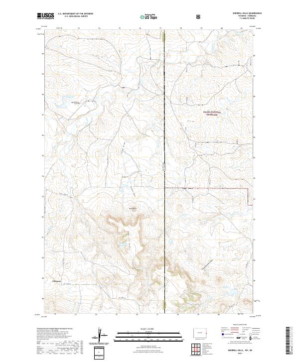 Sherrill Hills topographic map thumbnail