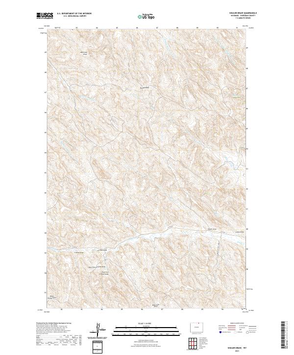 Shuler Draw topographic map thumbnail