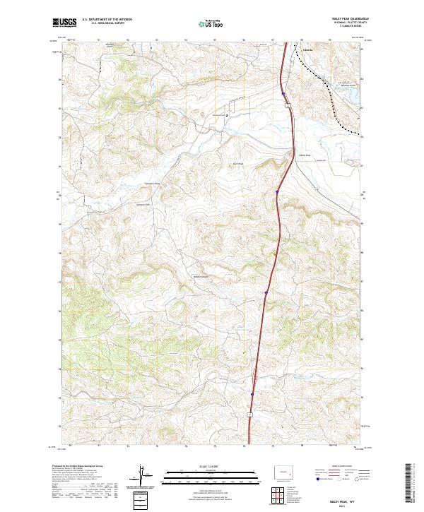 Sibley Peak topographic map thumbnail