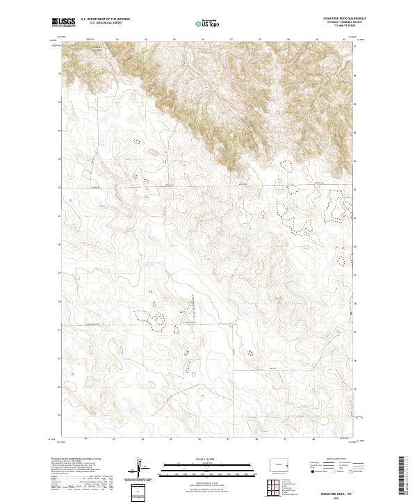 Signature Rock topographic map thumbnail