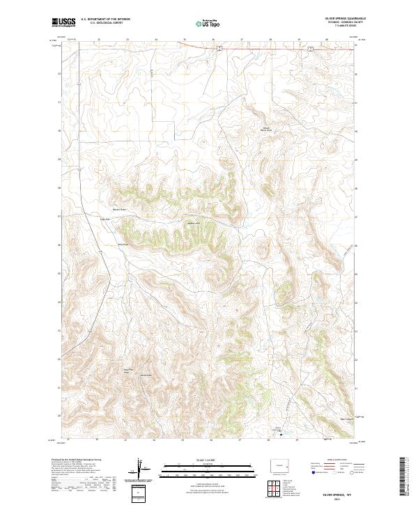 Silver Springs topographic map thumbnail