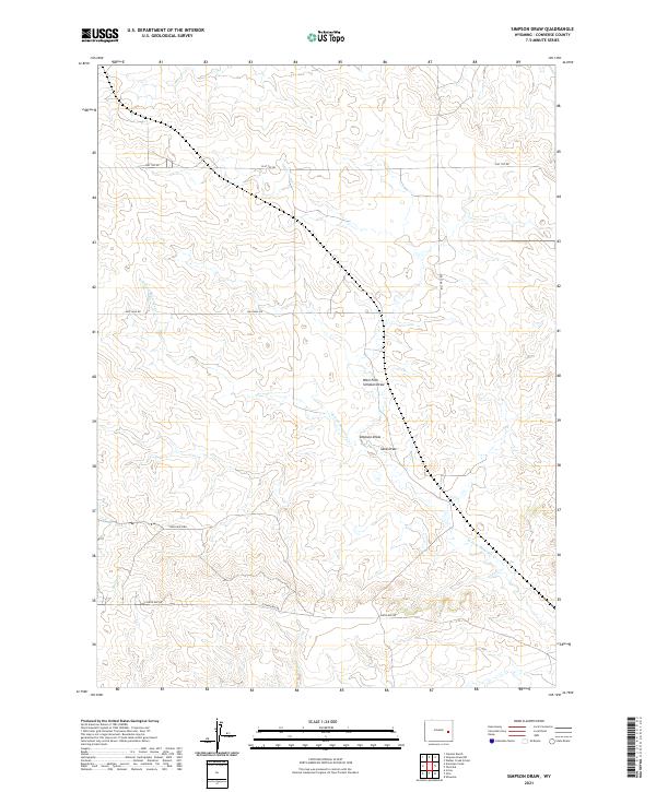 Simpson Draw topographic map thumbnail