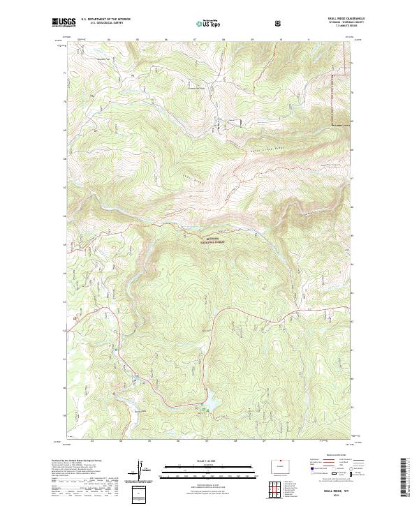 Skull Ridge topographic map thumbnail