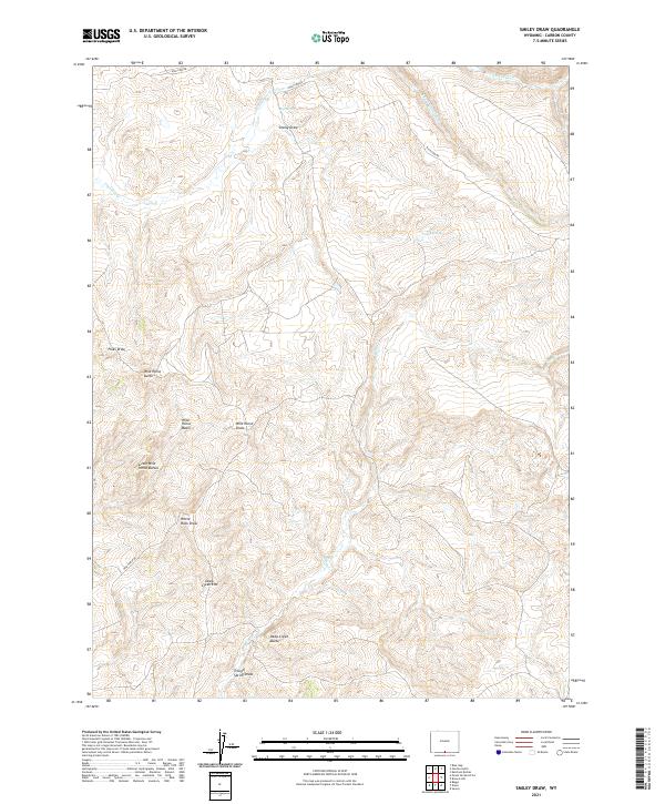 Smiley Draw topographic map thumbnail