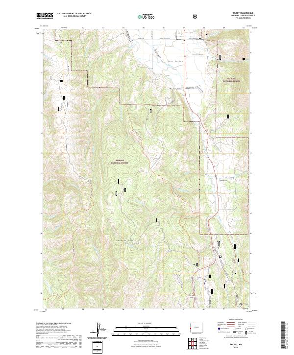 Smoot topographic map thumbnail