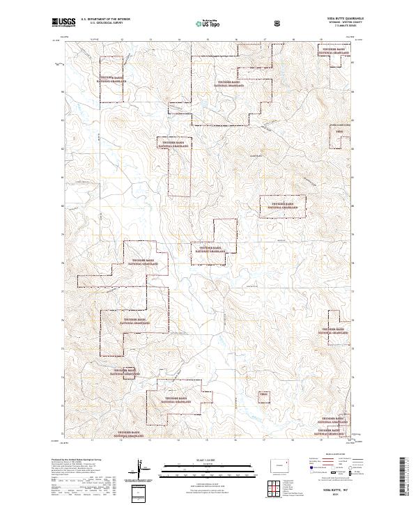 Soda Butte topographic map thumbnail