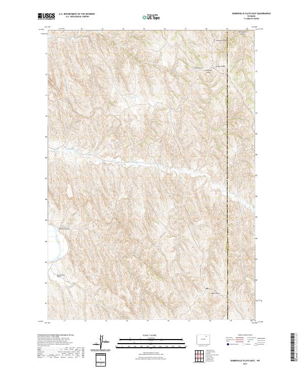 Somerville Flats East topographic map thumbnail