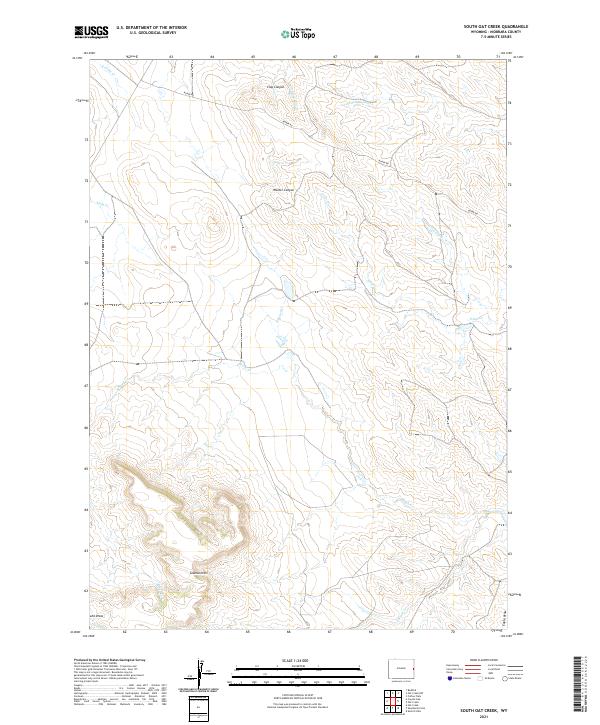 South Oat Creek topographic map thumbnail