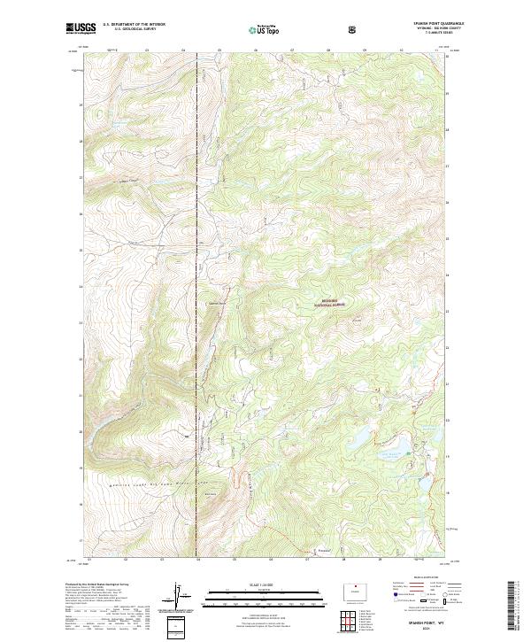 Spanish Point topographic map thumbnail