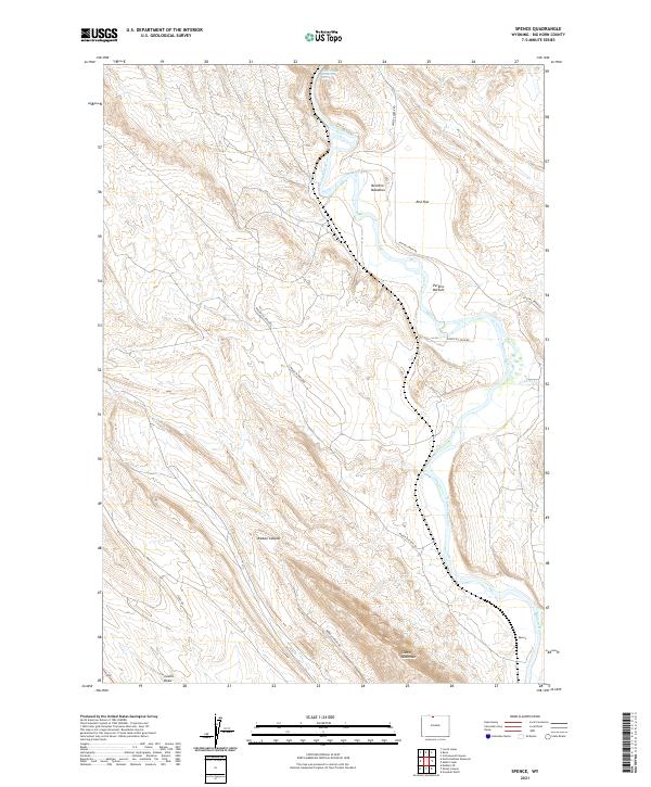 Spence topographic map thumbnail