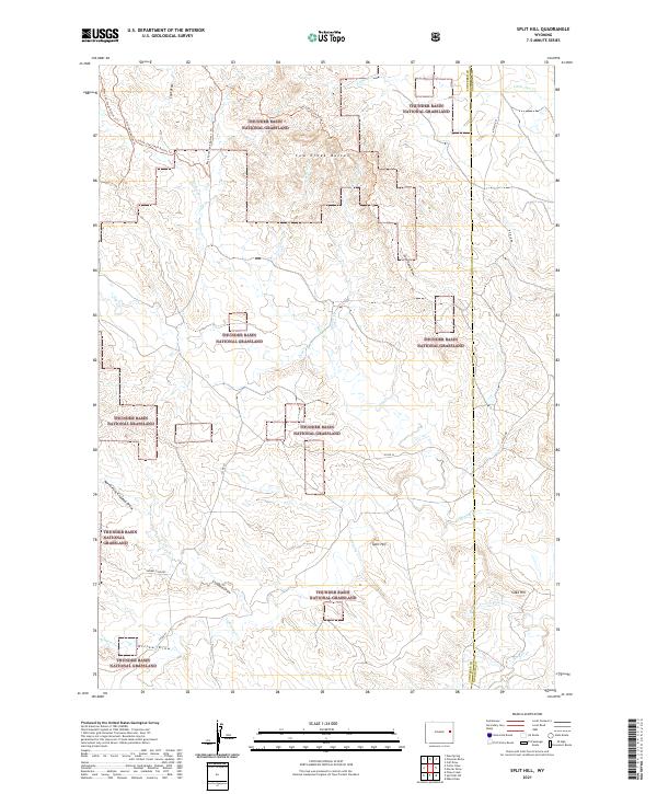 Split Hill topographic map thumbnail