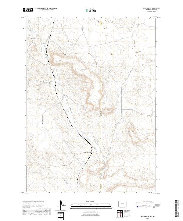Spoon Butte topographic map thumbnail