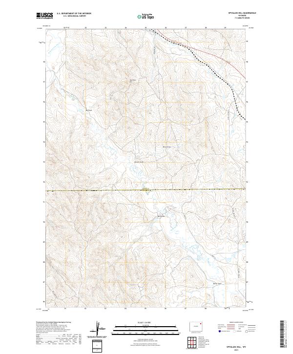Spyglass Hill topographic map thumbnail