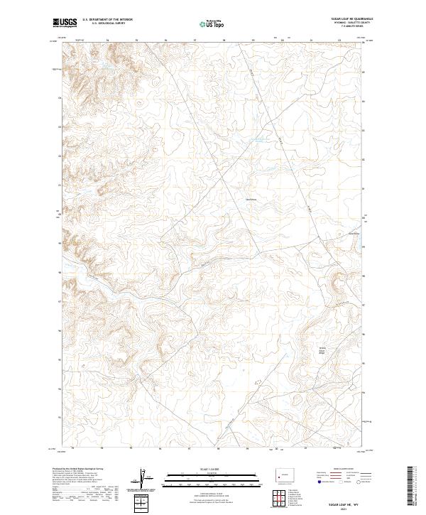 Sugar Loaf NE topographic map thumbnail