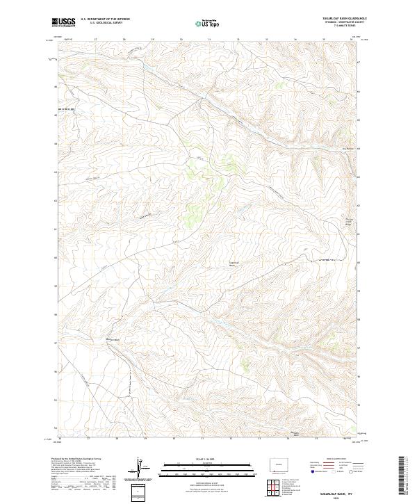 Sugarloaf Basin topographic map thumbnail