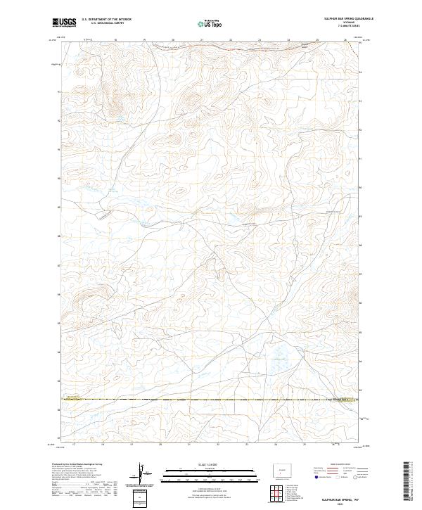 Sulphur Bar Spring topographic map thumbnail