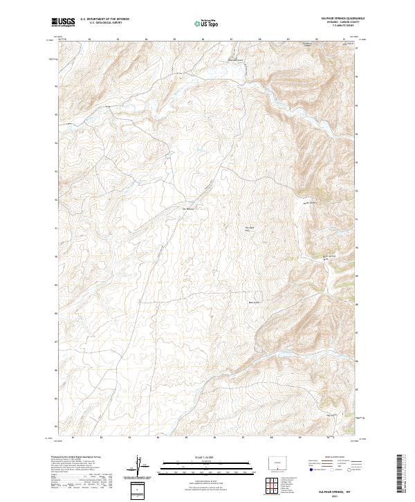 Sulphur Springs topographic map thumbnail