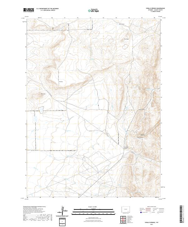 Sybille Springs topographic map thumbnail