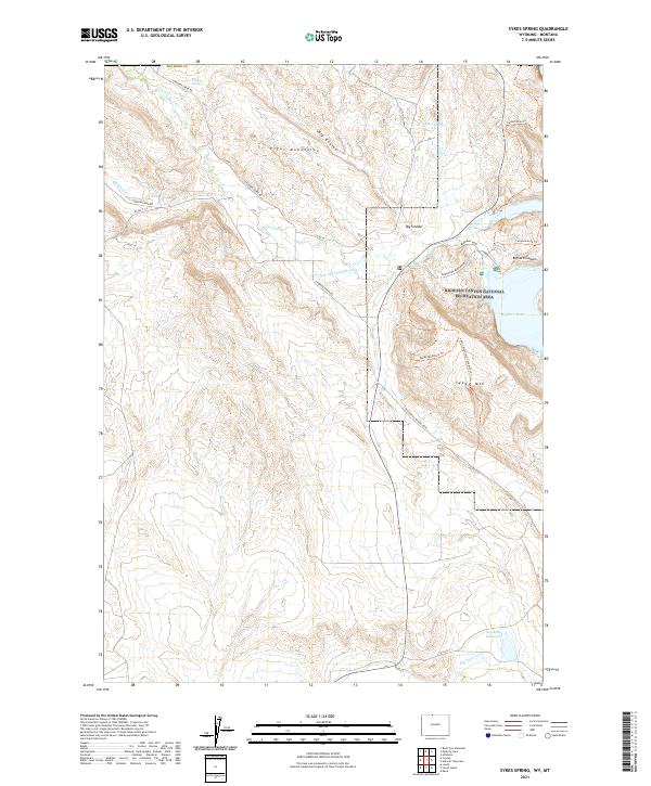 Sykes Spring topographic map thumbnail