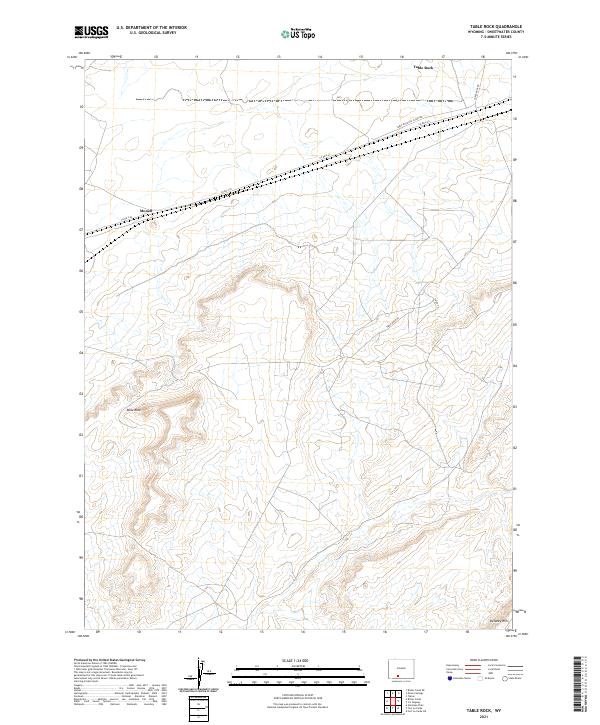 Table Rock topographic map thumbnail