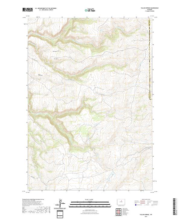 Tallon Spring 2021 topographic map thumbnail