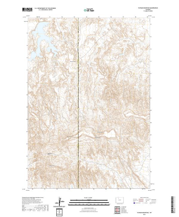 Tatman Mountain topographic map thumbnail