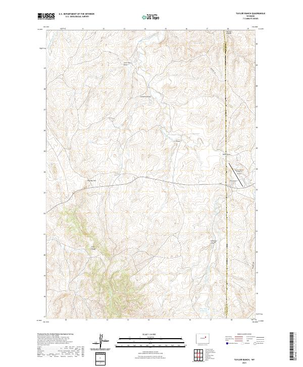 Taylor Ranch topographic map thumbnail