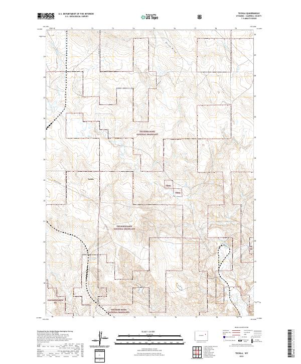 Teckla topographic map thumbnail