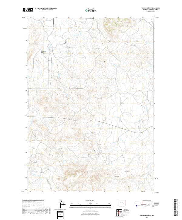 Telephone Draw 2021 topographic map thumbnail