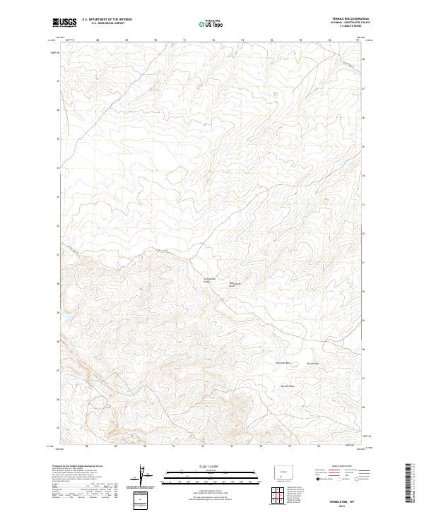 Tenmile Rim topographic map thumbnail