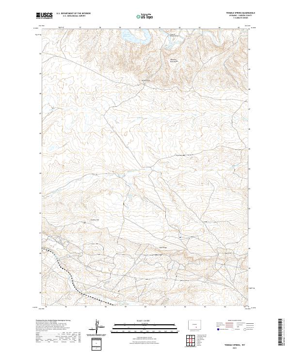 Tenmile Spring topographic map thumbnail