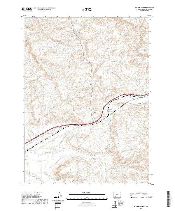 Thayer Junction topographic map thumbnail