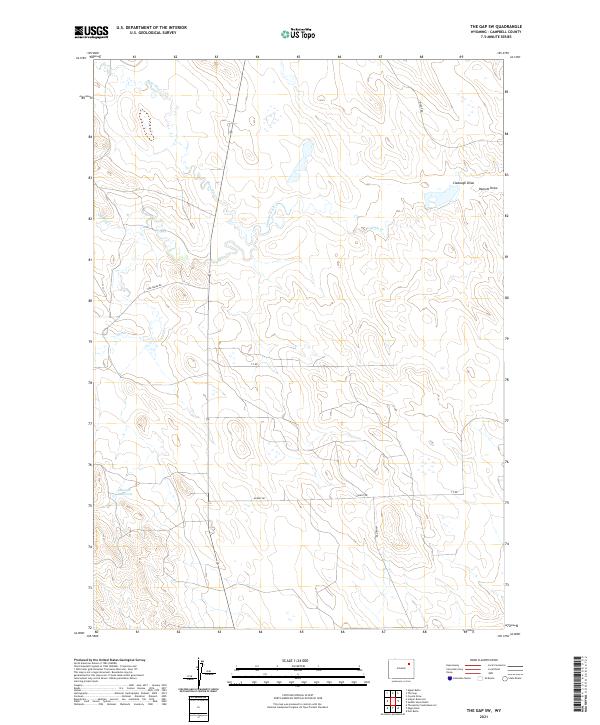 The Gap SW topographic map thumbnail