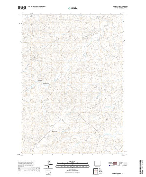 Thompson Draw topographic map thumbnail