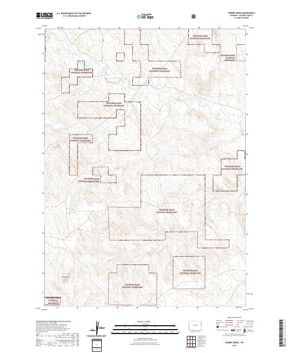 Timber Creek 2021 topographic map thumbnail