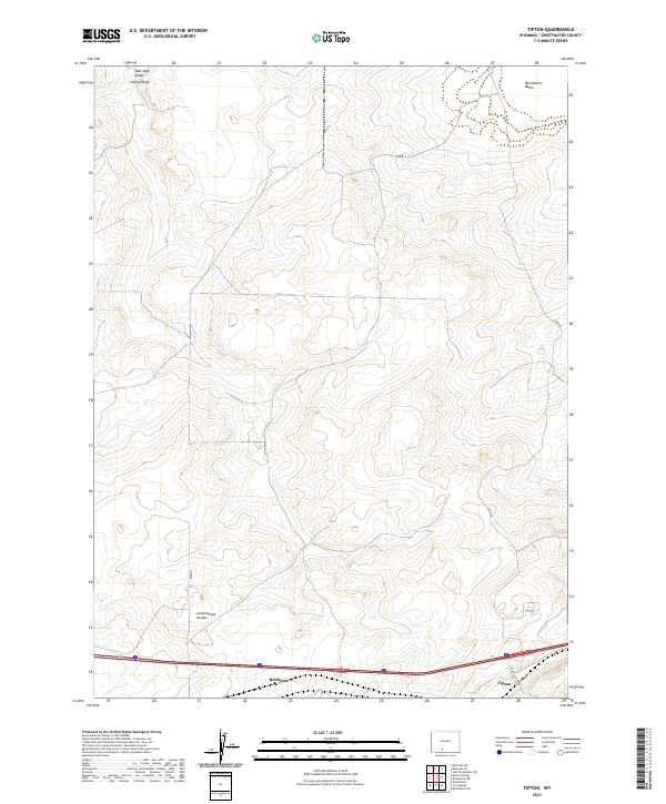 Tipton topographic map thumbnail