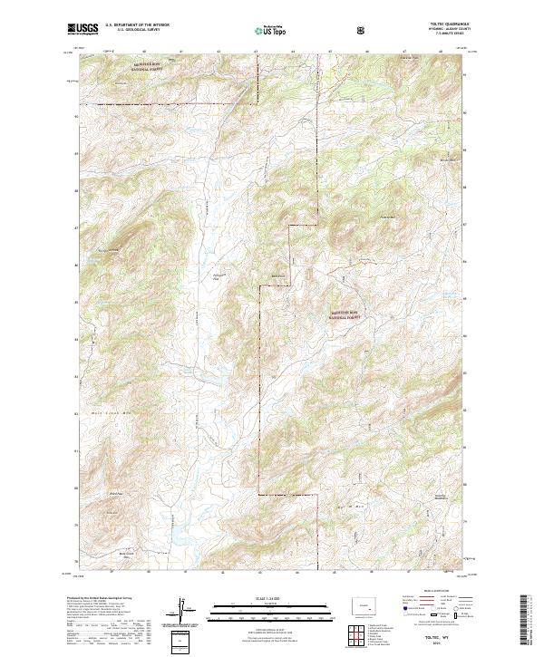 Toltec topographic map thumbnail