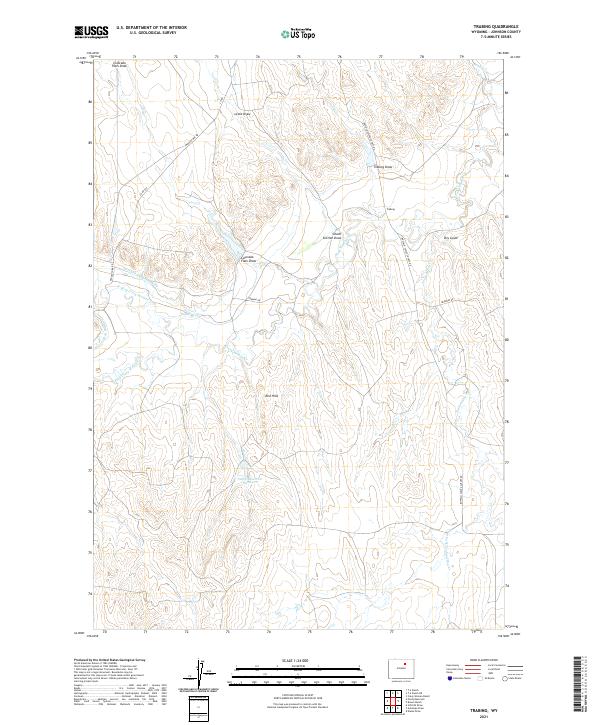 Trabing topographic map thumbnail