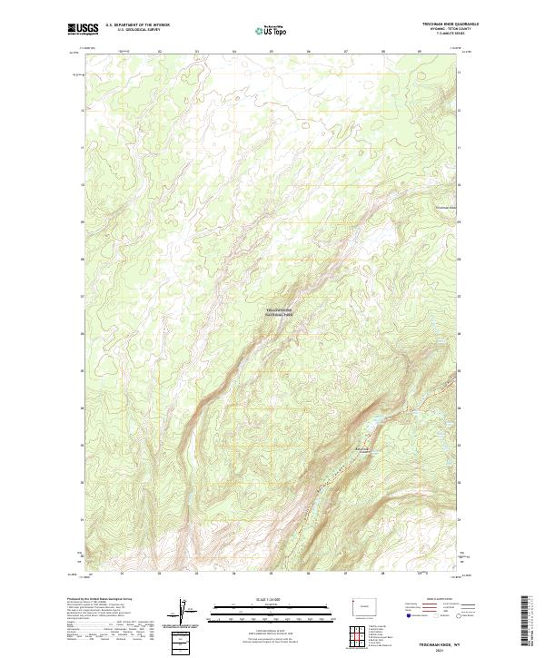 Trischman Knob topographic map thumbnail