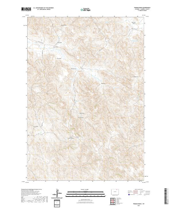 Truman Draw topographic map thumbnail