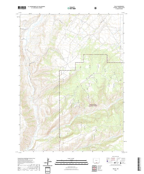 Tullis topographic map thumbnail