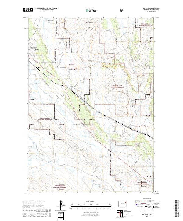 Upton East topographic map thumbnail