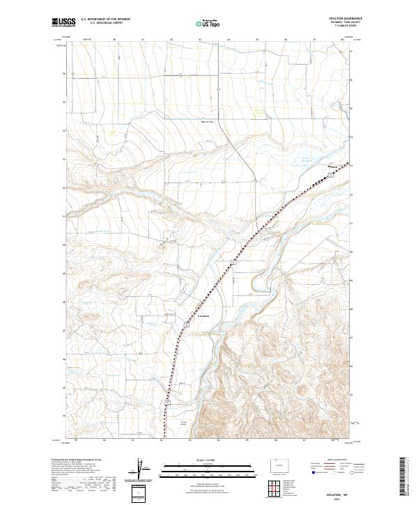 Vocation topographic map thumbnail