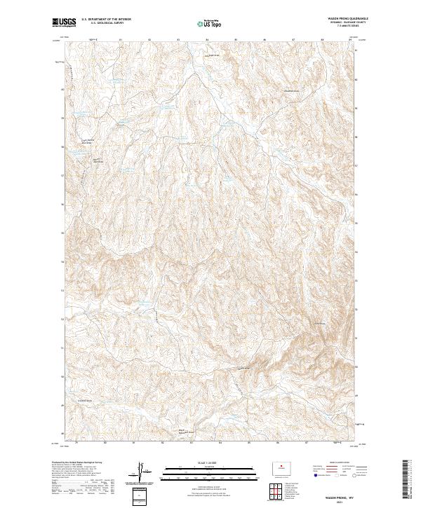Wagon Prong 2021 topographic map thumbnail