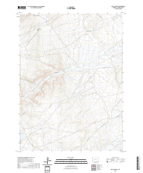 Walck Ranch topographic map thumbnail