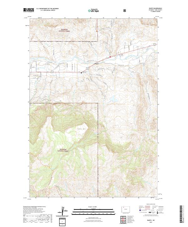 Wapiti 2021 topographic map thumbnail