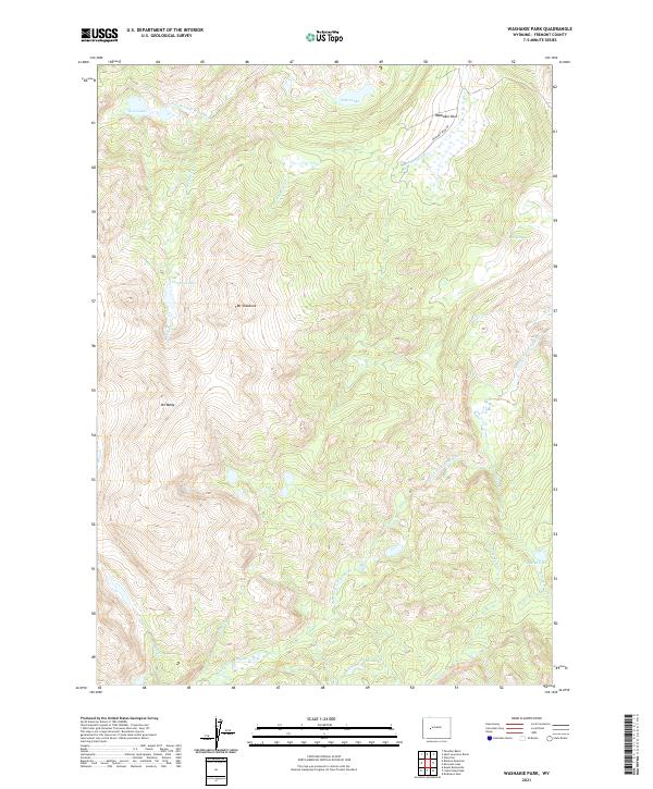 Washakie Park topographic map thumbnail