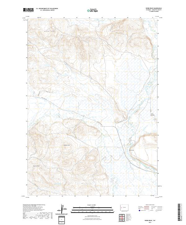 Webb Draw topographic map thumbnail