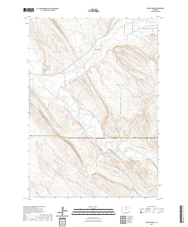 Weintz Draw topographic map thumbnail