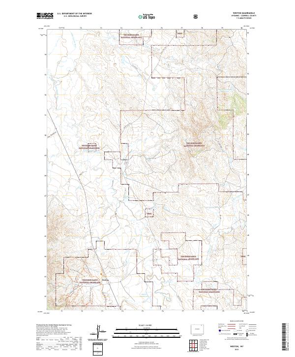 Weston topographic map thumbnail